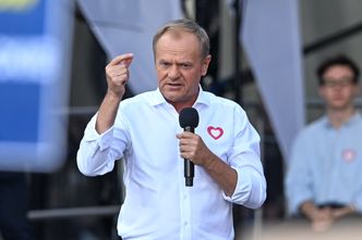 Na ostatniej prostej wyłania się lider. Premier Tusk zabrał głos