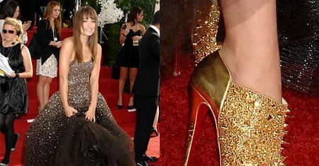 Kto założył złote botki Louboutina? (ŁADNE?)