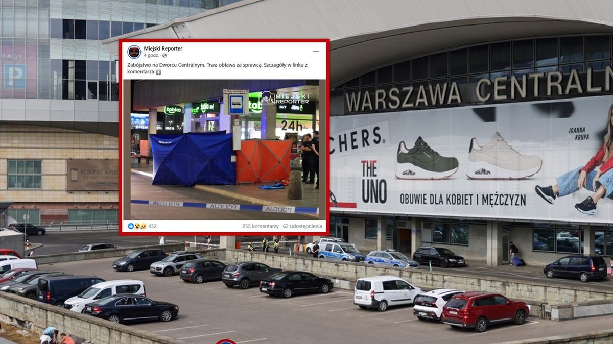 Na Dworcu Centralnym doszło do zabójstwa.
