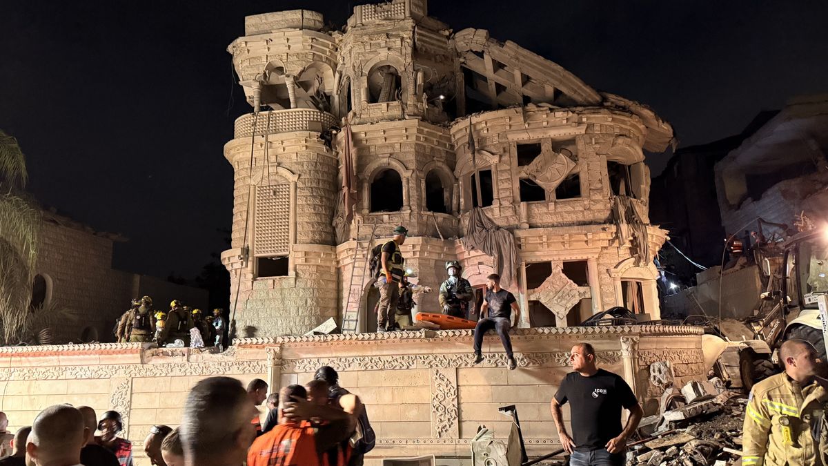 Ostrzał miejscowości Tamra w pobliżu Hajfy w Izraelu