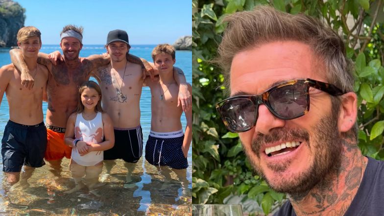 David Beckham świętuje Dzień Ojca