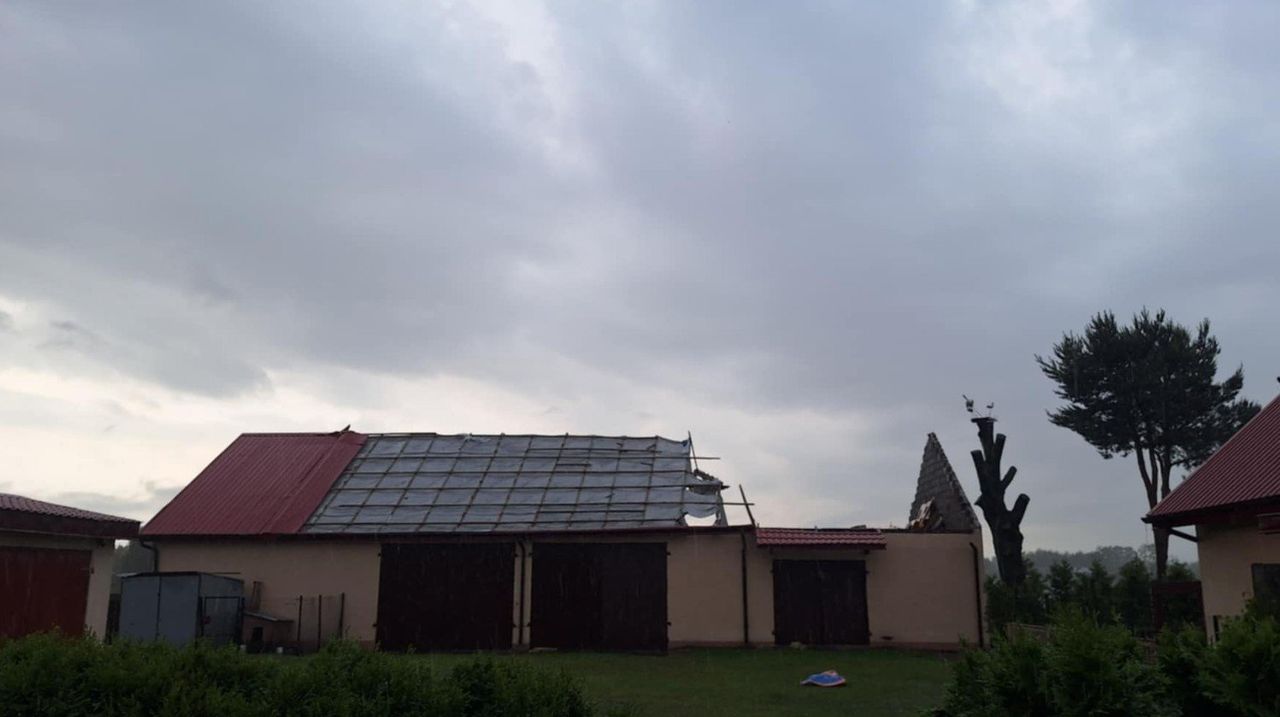 Uszkodzony budynek 