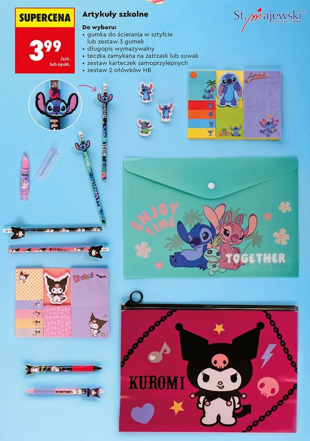 Promocja na artykuły szkolne w Biedronce