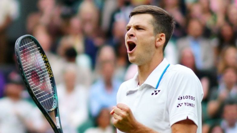 Hubert Hurkacz pokonał Rogera Federera na Wimbledonie