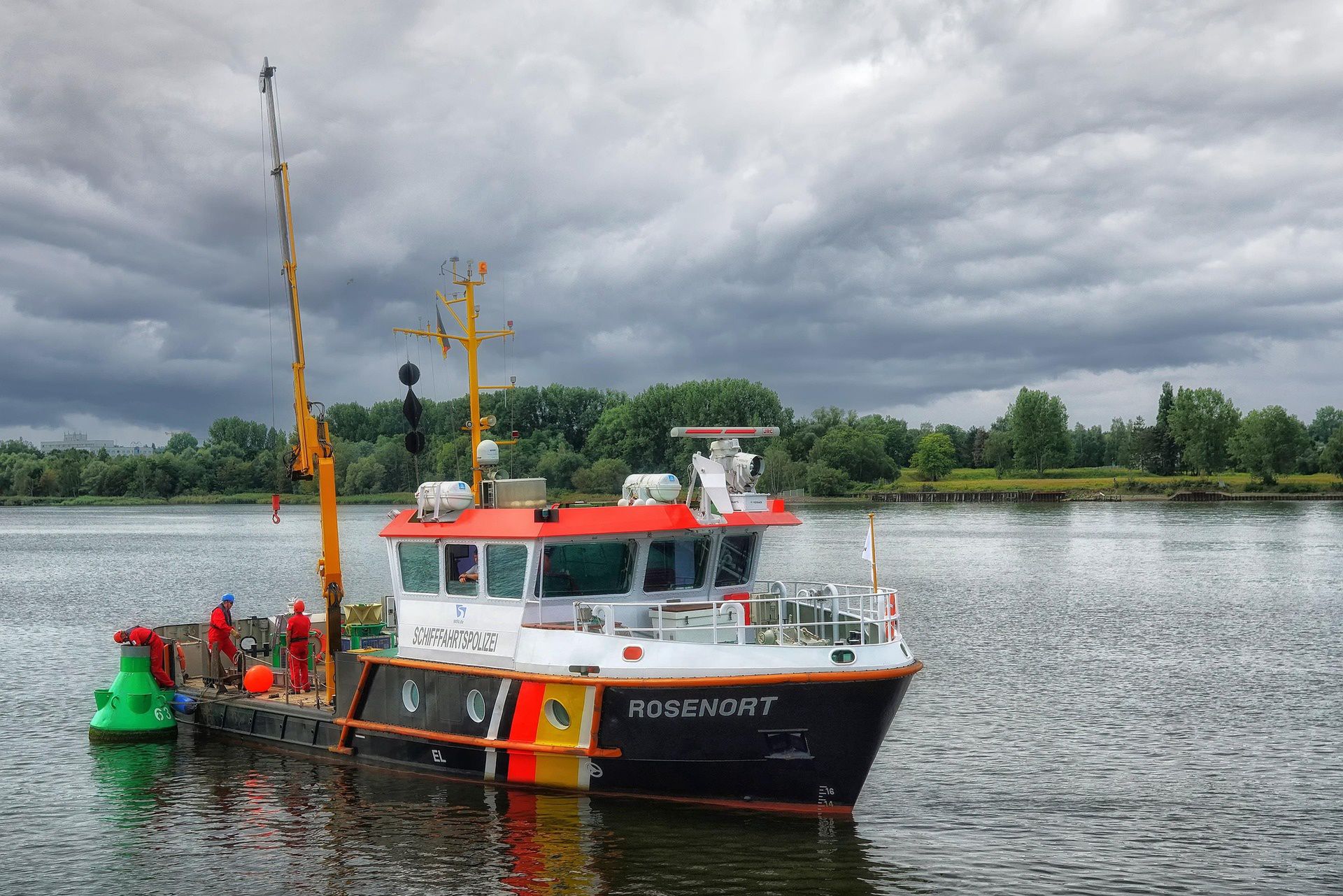 Rostock łódź jezioro zalew