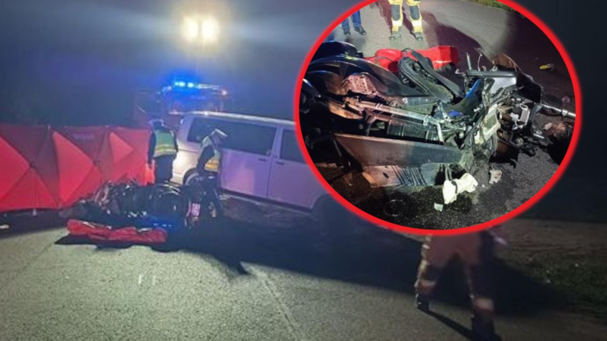 42-letni motocyklista i jego syn nie żyją.