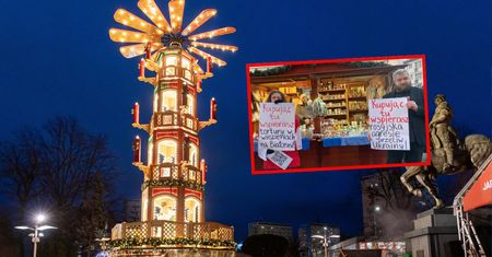 Kontrowersje na jarmarku w Szczecinie. Prorosyjskie mniszki z Białorusi
