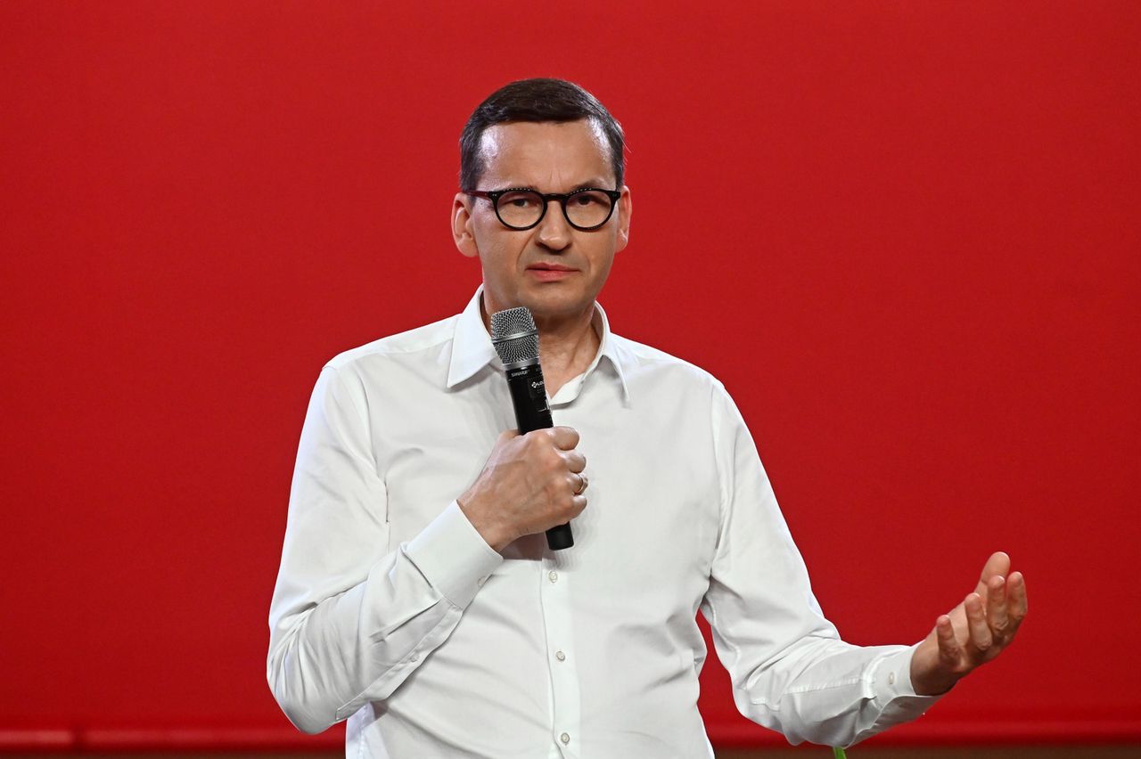 Morawiecki o Tusku: wilk w owczej skórze