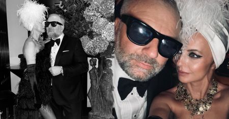 Katarzyna Sokołowska zabrała partnera na imprezę u Joanny Przetakiewicz. "Rodzice mają WYCHODNE"