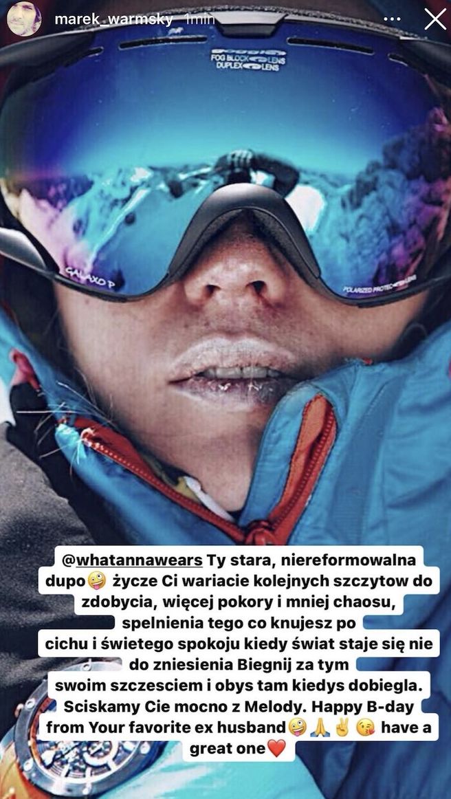 Były mąż Anny Skury złożył jej życzenia