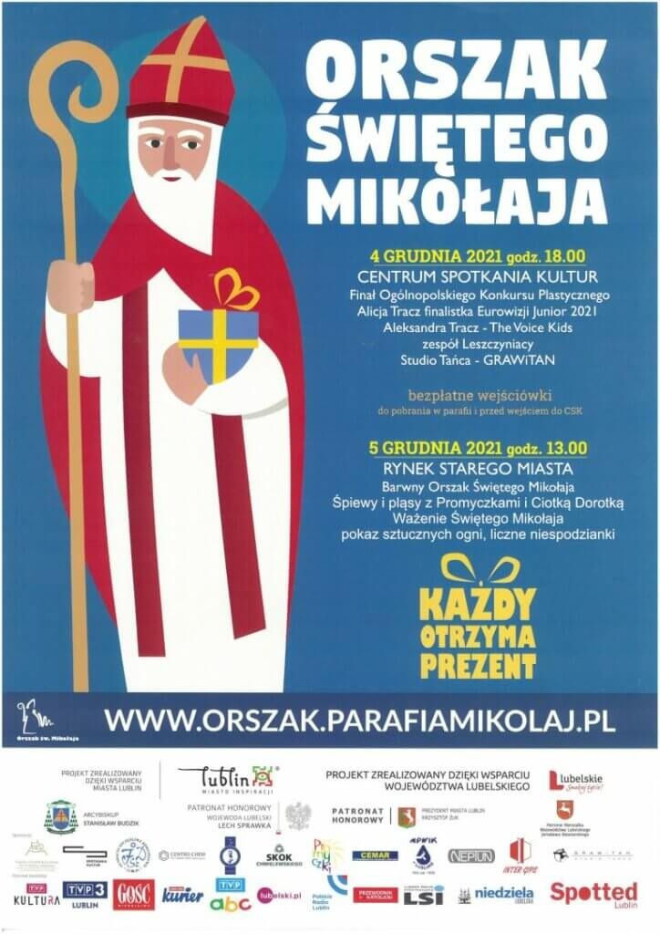 Orszak św. Mikołaja w Lublinie