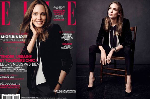 Piękna Angelina na okładce francuskiego "Elle"