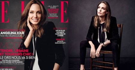 Piękna Angelina na okładce francuskiego "Elle"