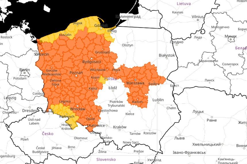 Pogoda na 10 sierpnia. IMGW wydaje alarm dla większości kraju. Gdzie jest burza?