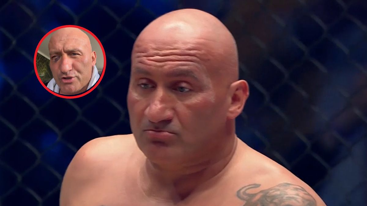 Na dużym zdjęciu Marcin Najman tuż przed walką z Murańskim. Na małym - El Testosteron następnego dnia