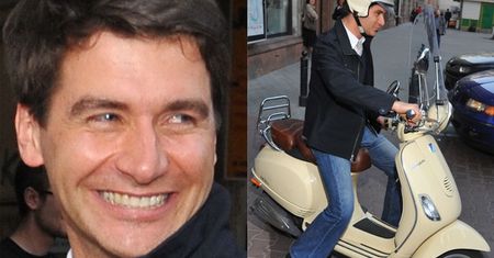 Tomek Kammel na skuterku... (FOTO)