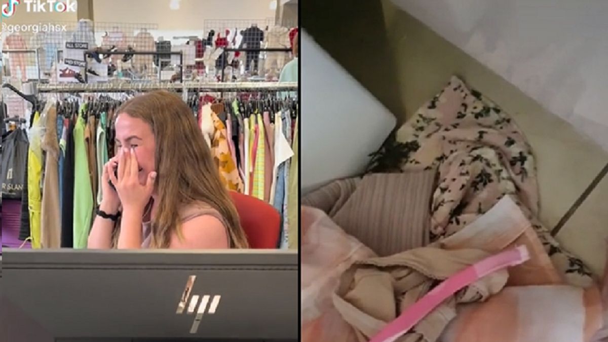 W walizce był ogromy pająk.