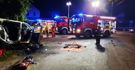 Tragiczne wypadki na Pomorzu. W Grabowskiej Hucie zginął kierowca