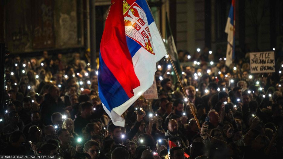 Protesty w Serbii 