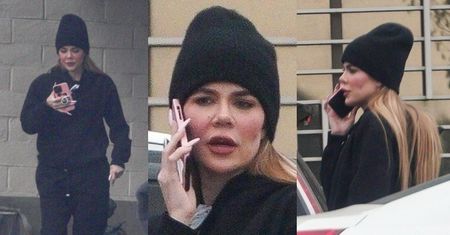 "Naturalna" Khloe Kardashian przybywa z pomocą niewiernemu Tristanowi Thompsonowi. Kobieta-anioł? (ZDJĘCIA)