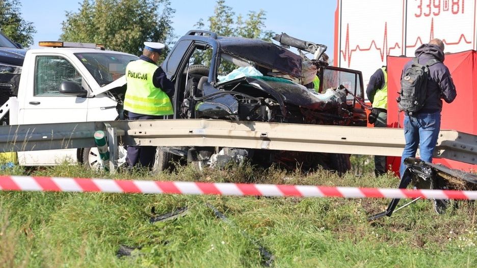 Wypadek na autostradzie A4