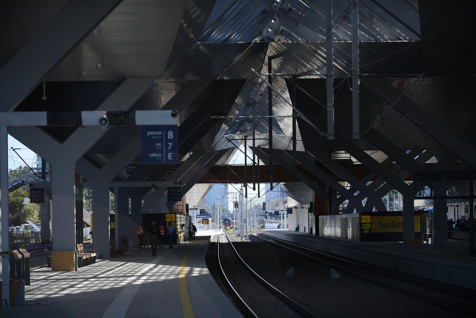 Dworzec PKP Warszawa ZachodniaWarszawa, 11.08.2022. Dworzec PKP Warszawa Zachodnia, 11 bm. w Warszawie. (sko) PAP/Marcin ObaraMarcin Obarabriefing, dworzec, dworzec zachodni, PKP, warszawa zachodnia