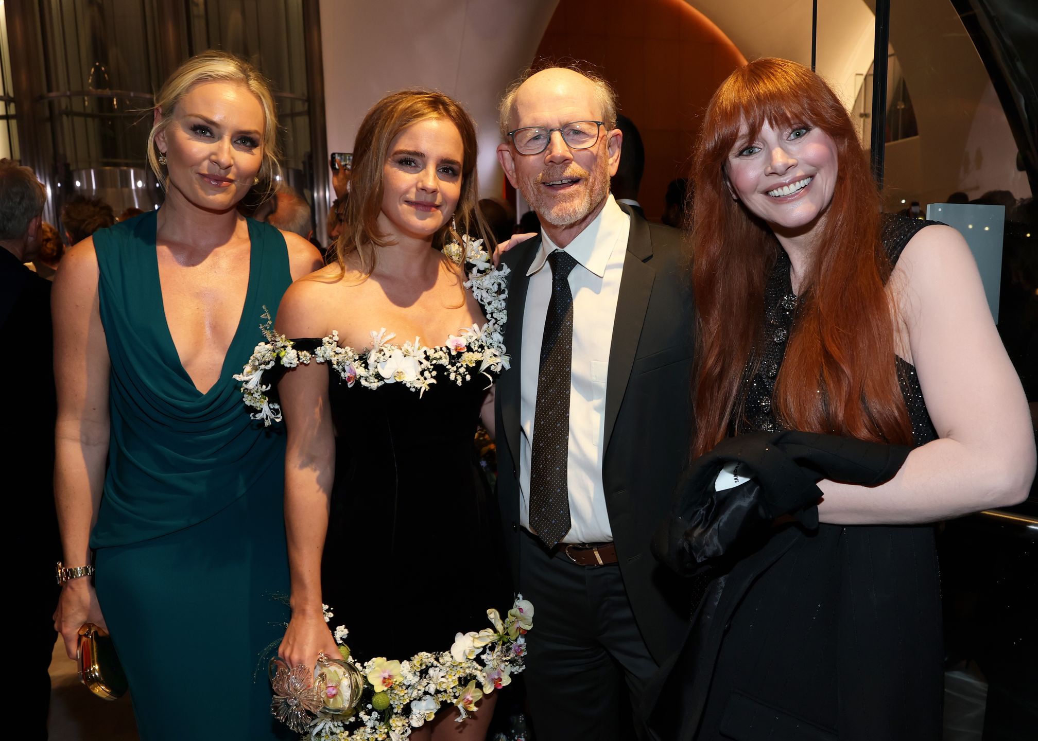 Lindsey Vonn, Emma Watson, Ron Howard i Bryce Dallas Howard