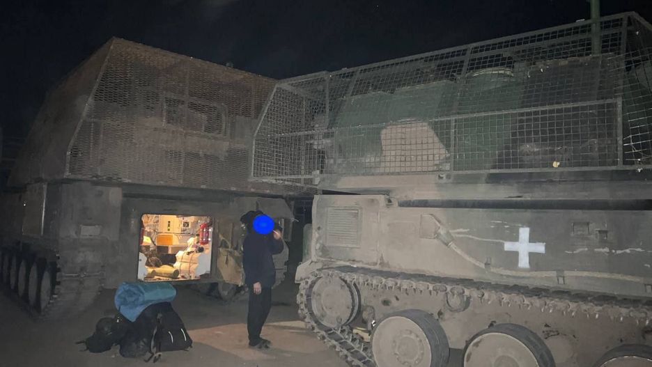 Krab z siatką przeciwko dronom