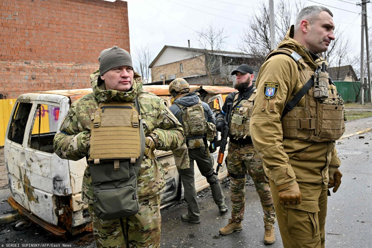 Wojna w Ukrainie. Mer Kijowa Witalij Kliczko po masakrze cywilów w Buczy 