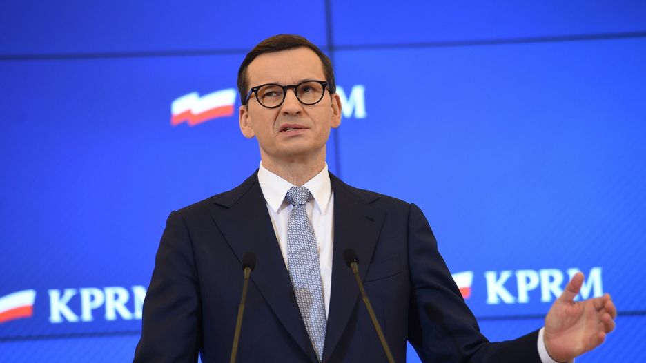 Konferencja Mateusza Morawieckiego30.11.2021 Warszawa Konferencja Premiera Mateusza Morawieckiego  fot. Zbyszek Kaczmarek/REPORTER
n/z: Mateusz MorawieckiZbyszek Kaczmarek/REPORTER