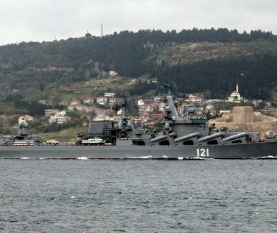 Rosyjskie okręty wojenne oddaliły się od brzegu