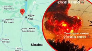 Działo się w nocy. Atak pod Kijowem, są zabici i ranni