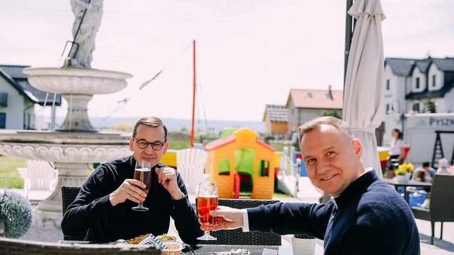 Przekop Mierzei Wiślanej. Mateusz Morawiecki i Andrzej Duda odwiedzili mieszkańców Pomorza
