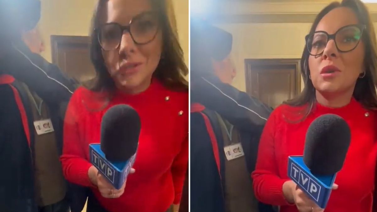 Poseł PO nagrał dziennikarkę TVP