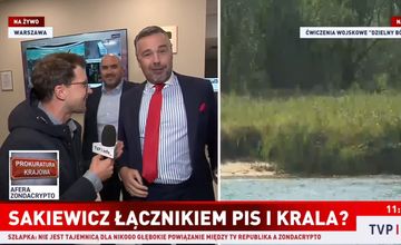 TVP Info na żywo z siedziby Republiki. Reporter kontra Olechowski i Rachoń