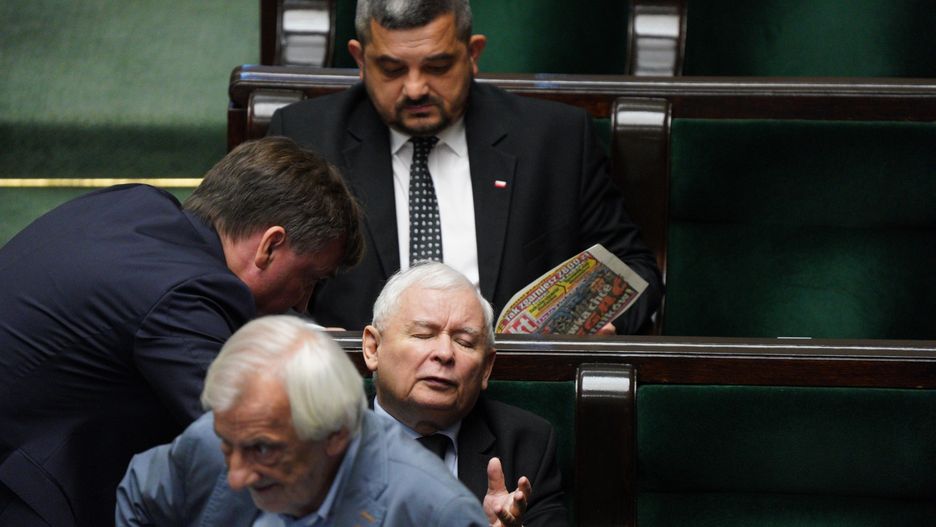 Jarosław Kaczyński w Sejmie