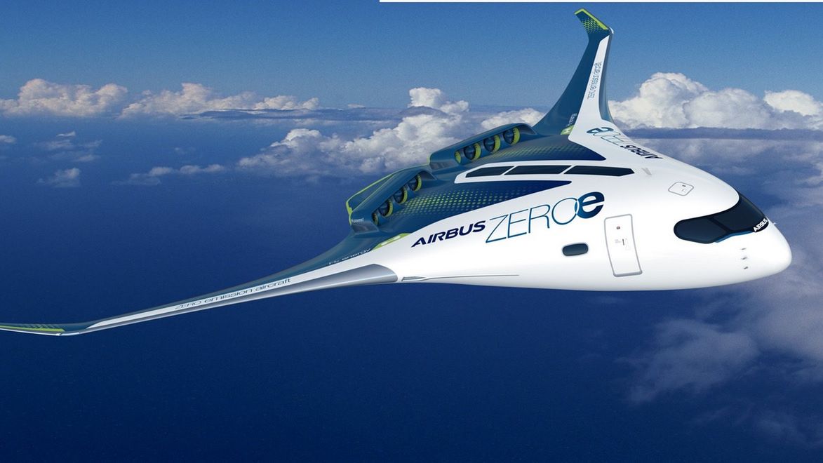 Na wodór stawia np. europejski gigant lotniczy Airbus. Tu model bezemisyjnego samolotu napędzanego wodorem