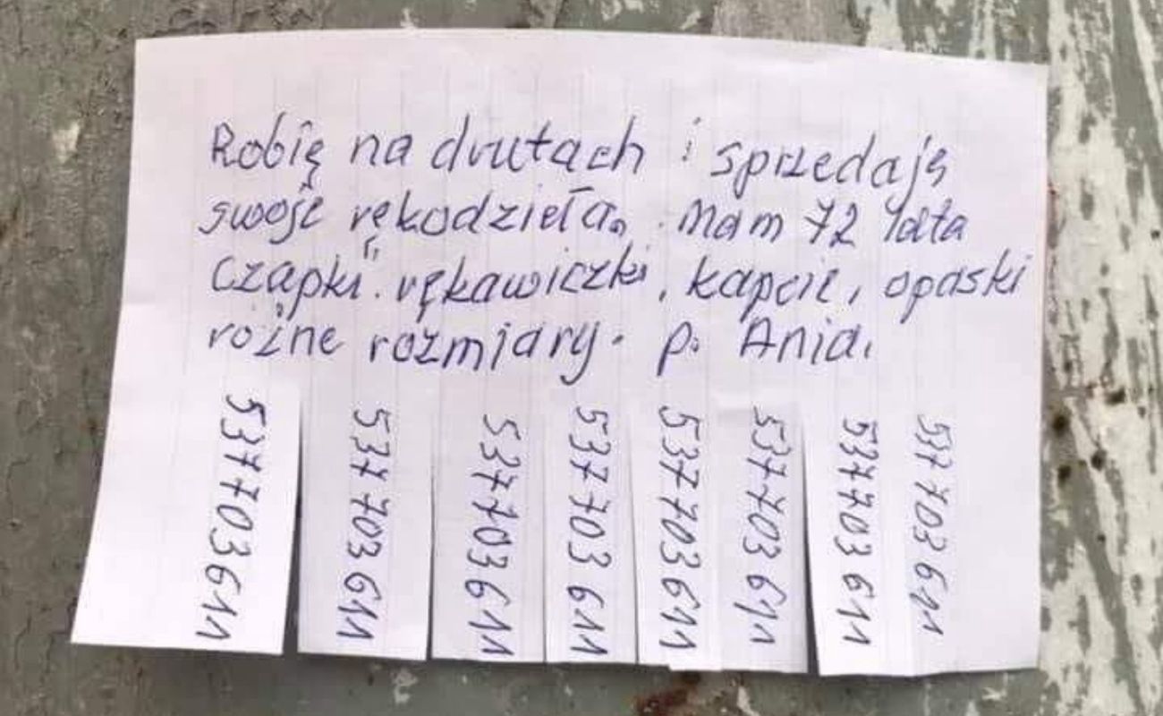 72-letnia pani Ania napisała ogłoszenia. Dzwonią z całej Polski
