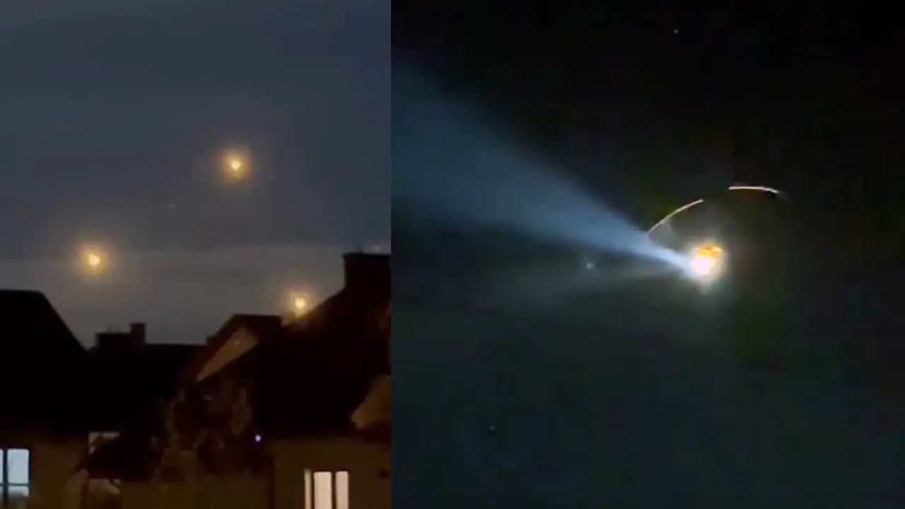 Tajemnicze światło nad Świętokrzyskiem. Mieszkańcy myśleli, że coś spadło z nieba