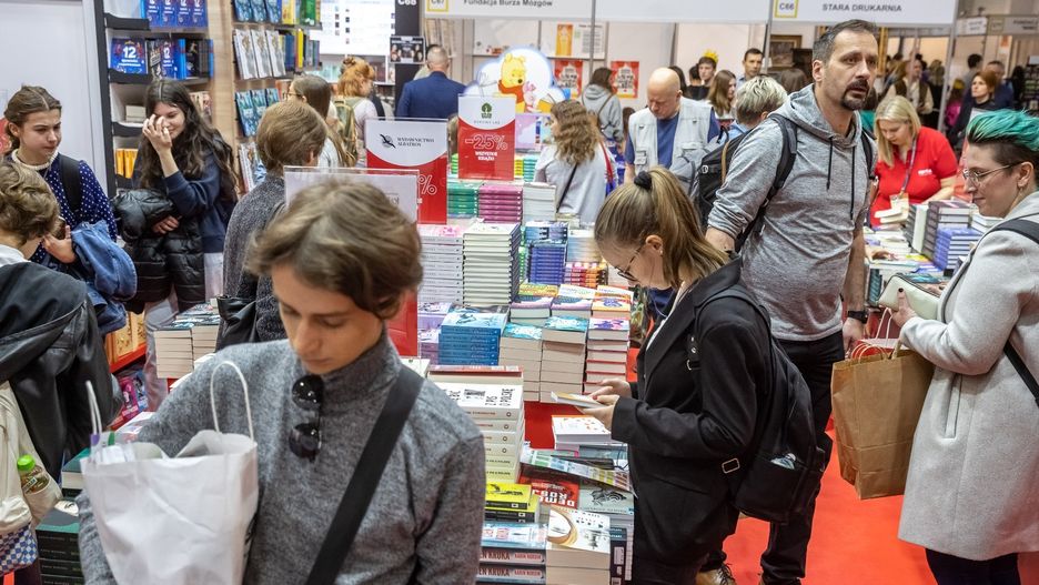 Targi Książki w Krakowie zawsze cieszą się wielką popularnością.