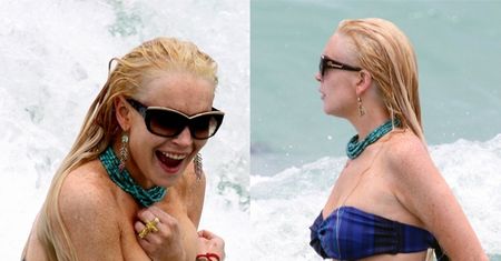 Piersi Lindsay Lohan! (ZDJĘCIA)
