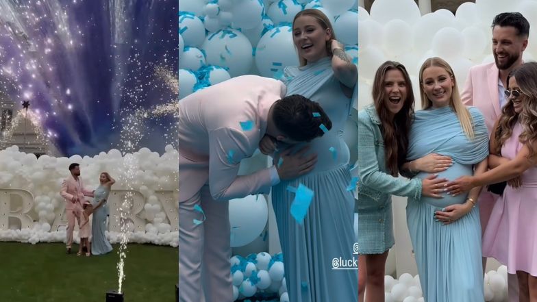Tak wyglądała impreza gender reveal u Andziaks i Luki