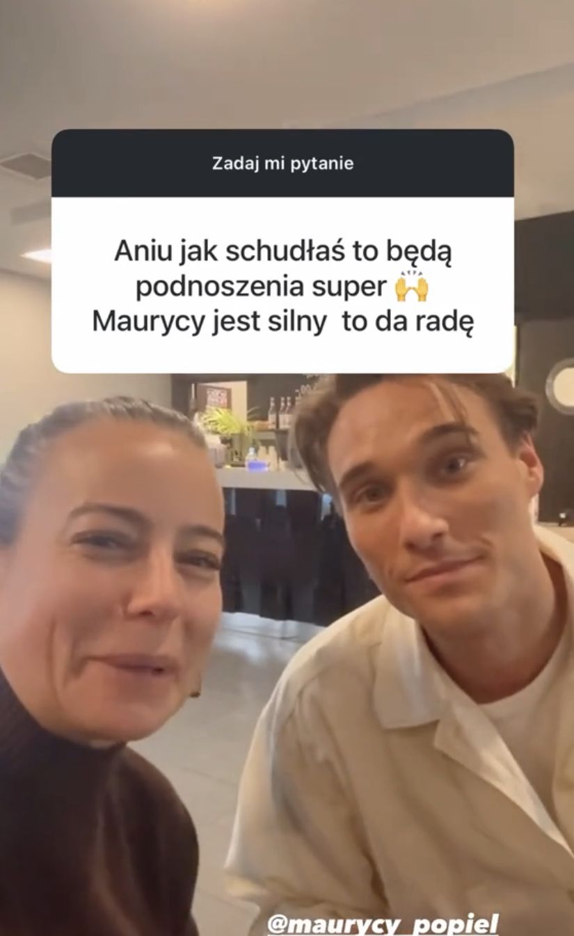 Anna Mucha i Maurycy Popiel