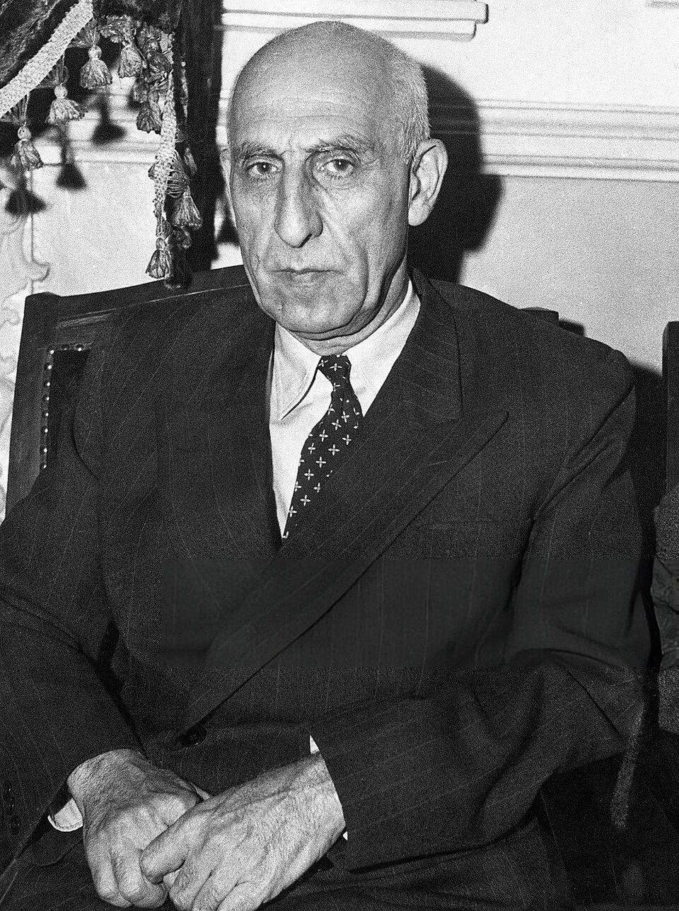 Obalony premier Iranu Mohammad Mosaddegh