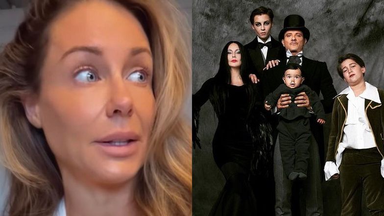 Małgorzata Rozenek uchyla rąbka tajemnicy tegorocznego kostiumu na Halloween: "Jest to MEGASEKSOWNA rodzina... To marzenie Radosława"