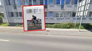 Ojciec i trójka dzieci. Ujęcie z Opola. Wykonał je o 8:00