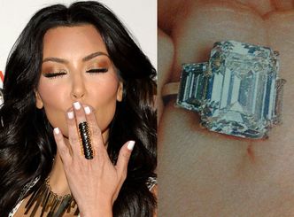 Kim dostała pierścionek za... 2 miliony dolarów!