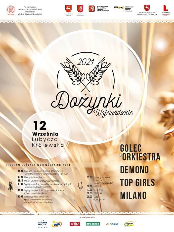 Dożynki wojewódzkie lubelskie w Lubyczy Królewskiej 2021