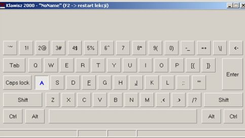 Klawisz 2000 - nauka szybkiego pisania na klawiaturze 1