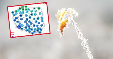 Mroźny poranek w części Polski. Spora różnica temperatur